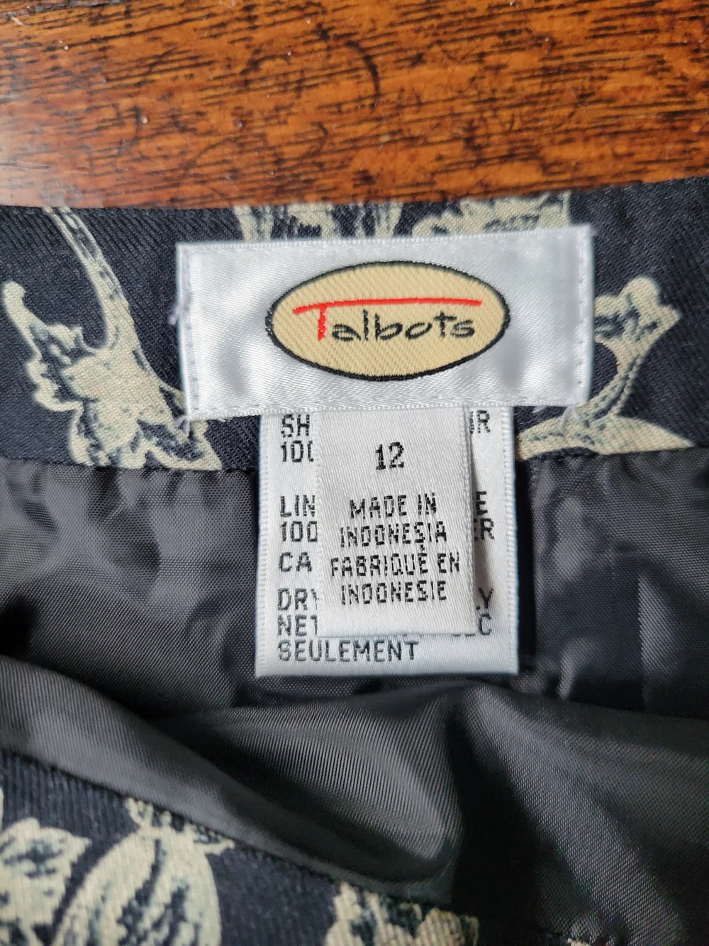 Talbots Women's Size 12 True Wrap Maxi Skirt Lined Casual Church Business Wear
